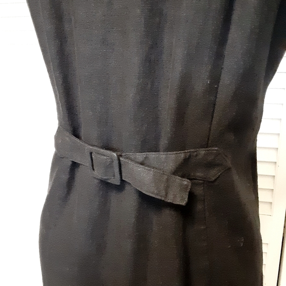 Worthington Linen Dress with Abalone Shell Buttons - Picture 13 of 16